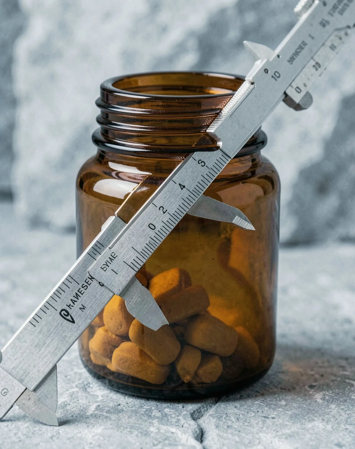 Premium nutritional glass container